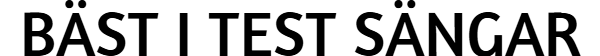 Bäst I Test Sängar Logo